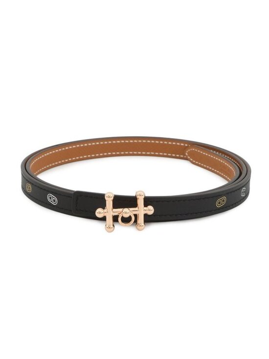 Hermes Belt Gallopin Surmer Black Gold Pink 90 main image 4